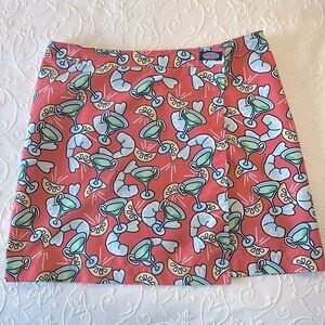 Vineyard Vines Wasque Wrap Front Skirt Swim Cover in Pink/Green/Blue/Yellow Sz M